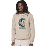 Edge Hot Doggin Hooded Sweatshirts in oatmeal