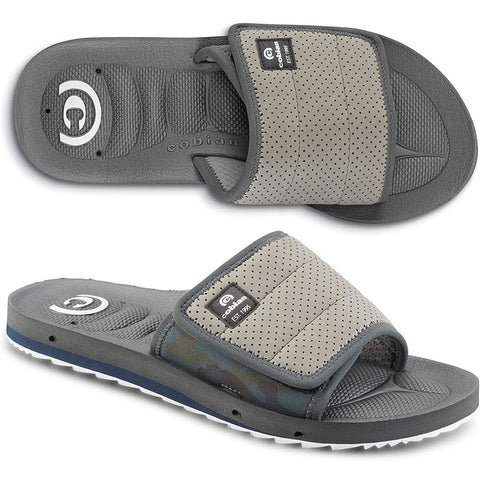 Cobian Mens Hobgood Draino Slide Sandals in ocean camo