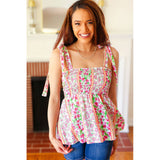 Haptics Womens Summer Days Tops in fuchsia