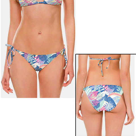 Edge Womens Havana Bikini Bottom in blue floral