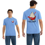 Edge Ice Cream Helmet T-Shirts in columbia blue