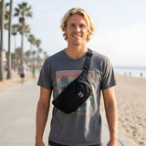 EDGE unisex Indo Fanny Pack in black