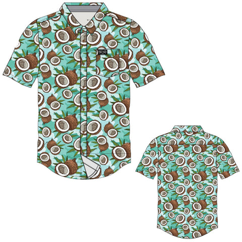 Edge Mens Isla Coconut Shirts in mint