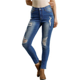 Umgee Womens Denise Jeans in dark denim