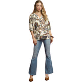 Umgee Womens Michelle Tops in Cream