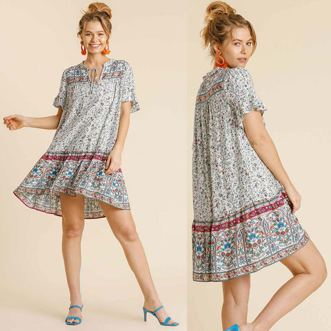 Umgee Womens Tina Dresses in White