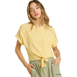 Umgee Womens Eleanor Tops in yellow