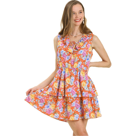 Umgee Womens Liv Dresses in orange