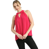 Umgee Womens Naomi Tops in ruby