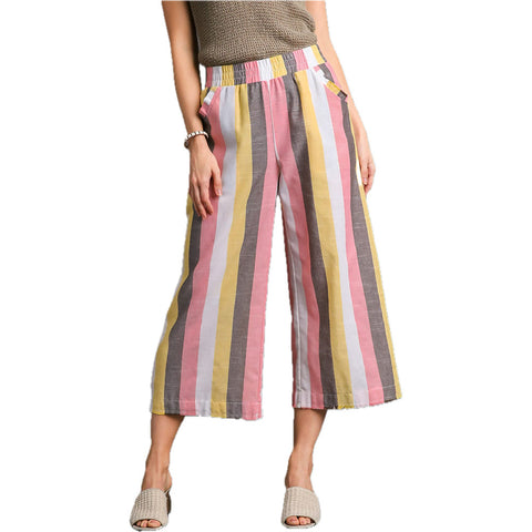 Umgee Womens Haley Pants in Honey