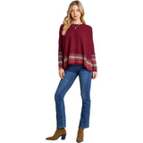 Umgee Womens Fireside Sweaters in Plum