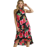 Umgee Womens Rose Dresses in black