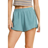 Umgee Womens Mira Shorts in dusty blue
