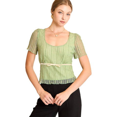 Umgee Womens Kat Tops in mint