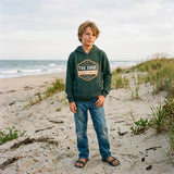 Edge Killin It Youth Hoody in forest heather and Medium