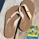 Cobian Womens Kealia Sandals in cream