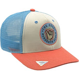 Edge Lil Shakka Hats in cream/coral/blue