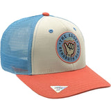 Edge Lil Shakka Hats in cream/coral/blue