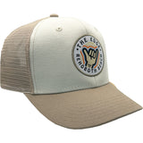 Edge Lil Shaka Trucker Hats in cream/tan
