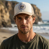 Edge Lil Shaka Trucker Hats in cream/tan