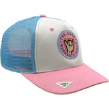 Edge Lil Shakka Hats in white/pink/blue