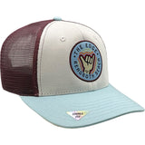 Edge Lil Shakka Hats in white/sky/burgundy