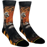 Merge4 Mens Classic Crew Socks in lee keller tiger