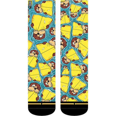 Merge4 Mens Classic Crew Socks in surfboards