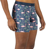 BN3TH Mens Classic Boxer Briefs in Navy - Flamingos