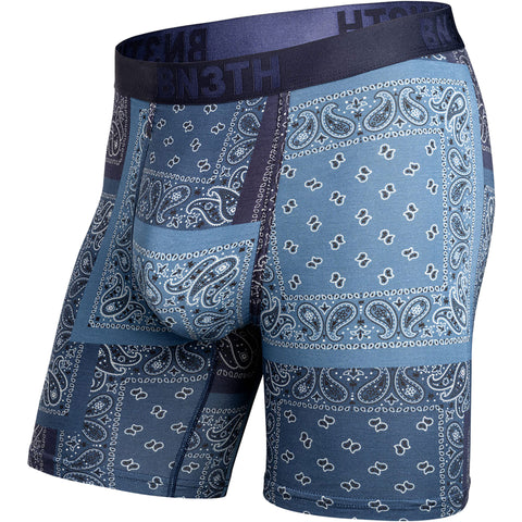BN3TH Mens Classic Boxer Briefs in bandana navy