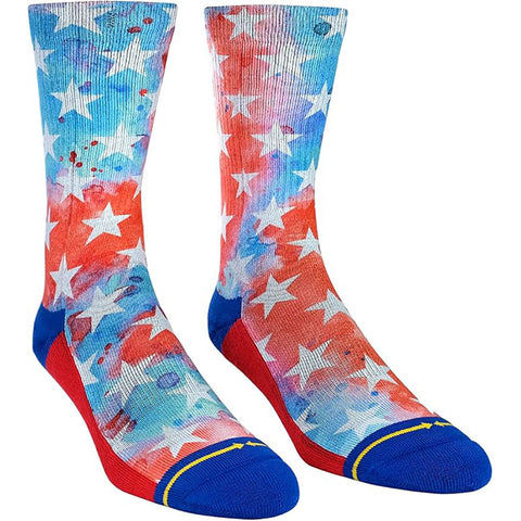 Merge4 Mens Old Glory Crew Socks in olg glory