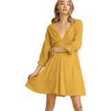 Umgee Womens Kaia Dresses in goldenrod
