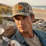 Edge Marlin Pro Trucker Hats in duck camo/clay