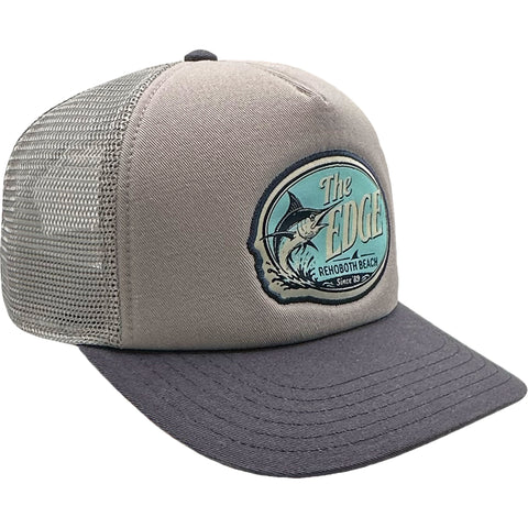 Edge Marlin Pro Trucker Hats in grey/charcoal
