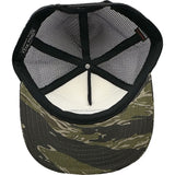 Edge Marlin Pro Trucker Hats in white/camo/black