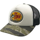 Edge Marlin Pro Trucker Hats in white/camo/black