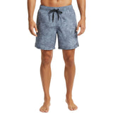 Edge Mens Swift Print Volley Shorts in blue