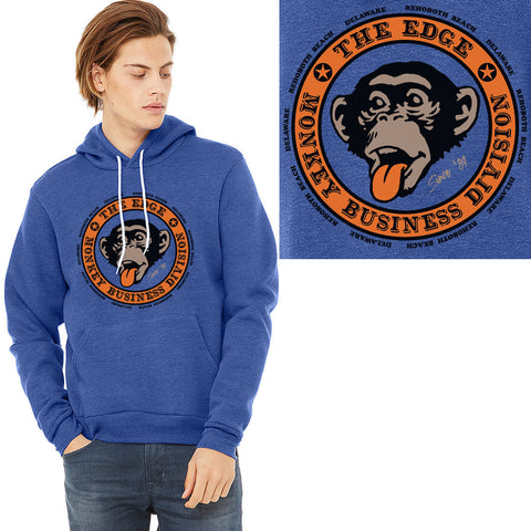 Edge Monkey Biz Hooded Sweatshirts in royal blue