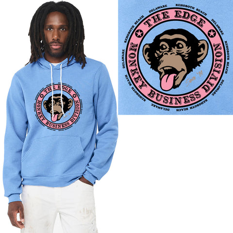 Edge Monkey Biz Hooded Sweatshirts in carolina blue