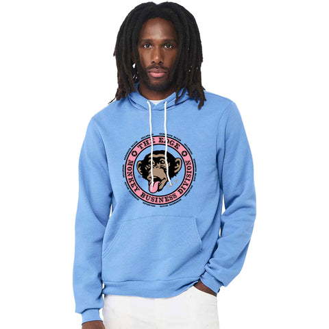 Edge Monkey Biz Hooded Sweatshirts in carolina blue