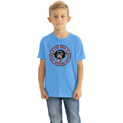 Edge Monkey Biz Youth T-Shirts in carolina blue
