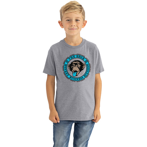 Edge Monkey Biz Youth T-Shirts in grey heather