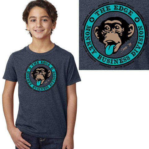 Edge Monkey Biz Youth T-Shirts in navy