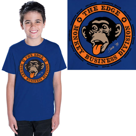 Edge Monkey Biz Youth T-Shirts in royal