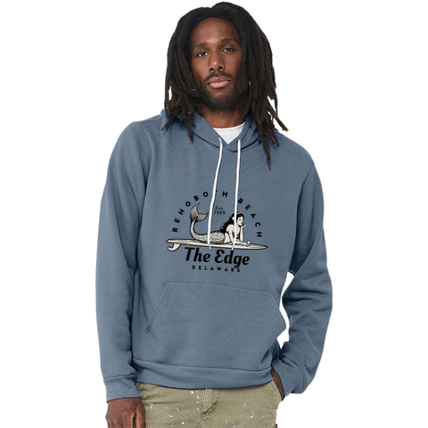 Edge Lounging Mermaid Hooded Sweatshirts in slate blue