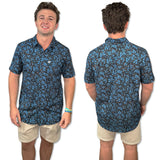 Edge Mens Microdose Hydro S/S Shirts in navy