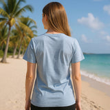 Edge Womens Malibu Shirts in Heather blue