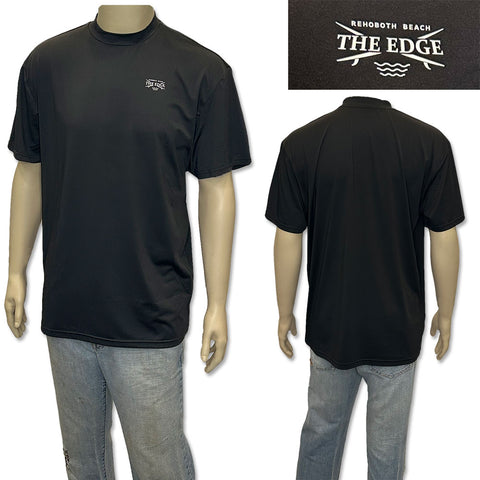 Edge Womens Tropos Tech Tops in Black and X-Large