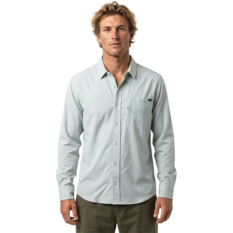 Edge Mens Atmos L/S Tech Shirts in mint