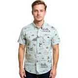Edge Mens Vacation S/S  Shirts in aqua